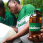 Bahan baku utama produkBobibos ini memanfaatkan limbah jerami sisa panen.
