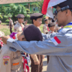 Pramuka Penggalang SMP Negeri 1 Karangreja mengikuti Gladian Pimpinan Regu (Gladian Pinru)