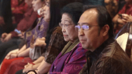 Ketua Umum DPP PDI Perjuangan Megawati Soekarnoputri memimpin acara penutupan Bulan Bung Karno 2026 di Sanur, Bali, pada hari Minggu.