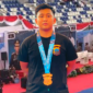 Bripda Setya Alvio Pragurirawan, Anggota Bidang Pengamanan Satuan Samapta Polres Purbalingga meraih Juara 1 sekaligus medali emas dalam ajang Kapolri Cup Karate 2026.