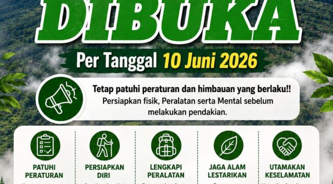 pemberitahuan, foto Lingkar Gunung Slamet net
