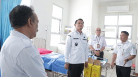 Bupati Purbalingga Fahmi Muhammad Hanif meresmikan gedung rawat inap dan unit Pelayanan Obstetri Neonatal Emergensi Dasar di Puskesmas Serayu Larangan, Kecamatan Mrebet.