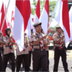 Rangkaian Estafet Tunas Kelapa Purbalingga 2026 berlangsung semarak di Bukateja dengan pertunjukan seni dan penyerahan simbolis kepramukaan.